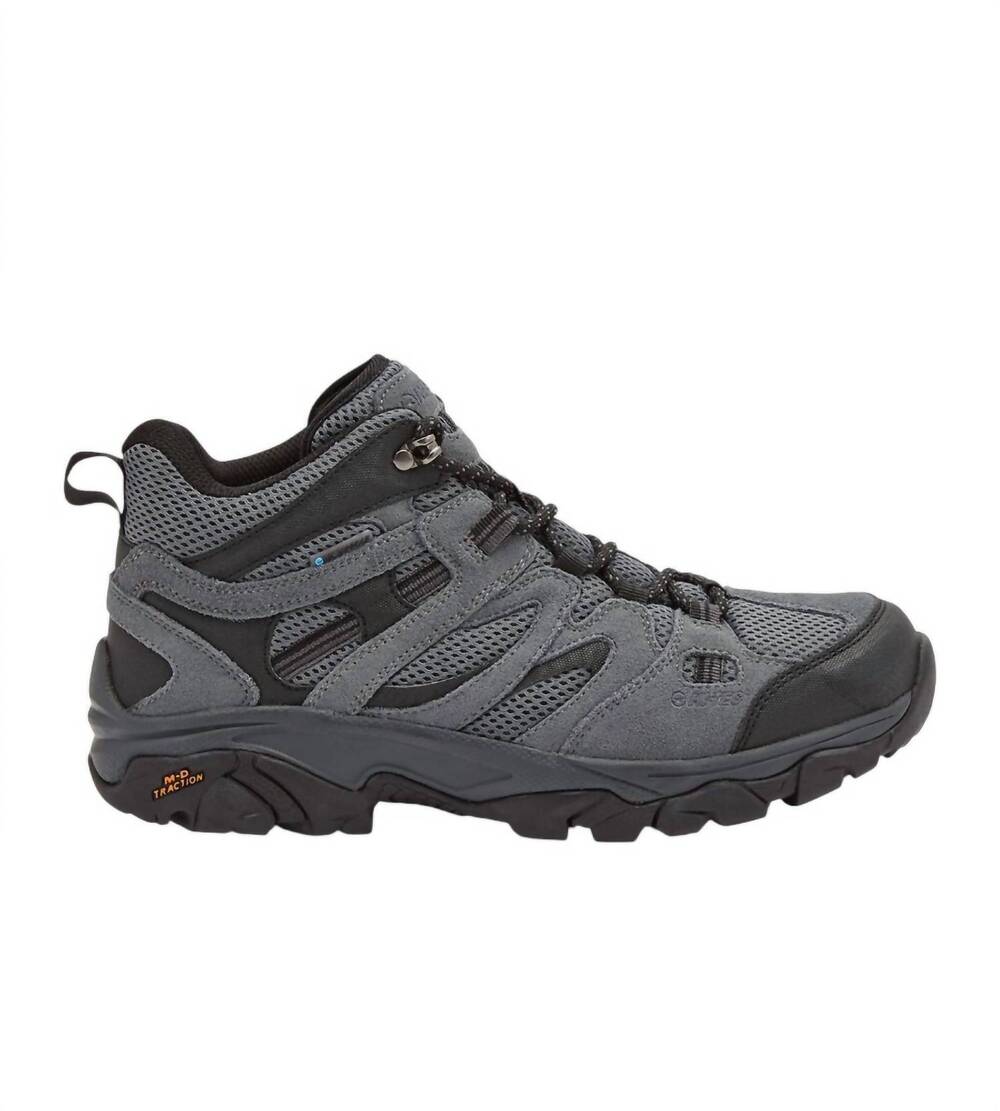 NEW HI-TEC men's ravus mid waterproof hiking boots in dark grey